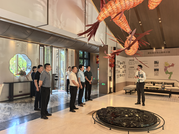 壽縣縣委常委、副縣長(zhǎng)房鯤鵬一行到訪省健康養(yǎng)老公司